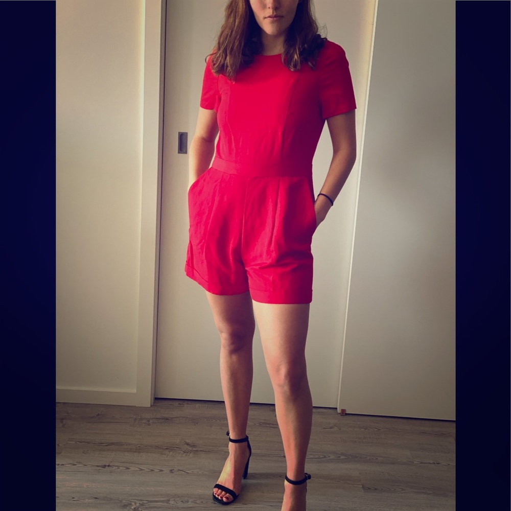 NWT Banana Republic Red Romper